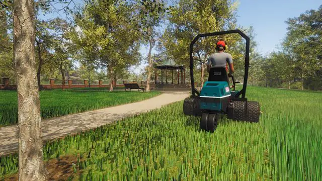 Alt view image 4 of 10 - Lawn Mowing Simulator - Heritage Park - PC [Steam Online Game Code]