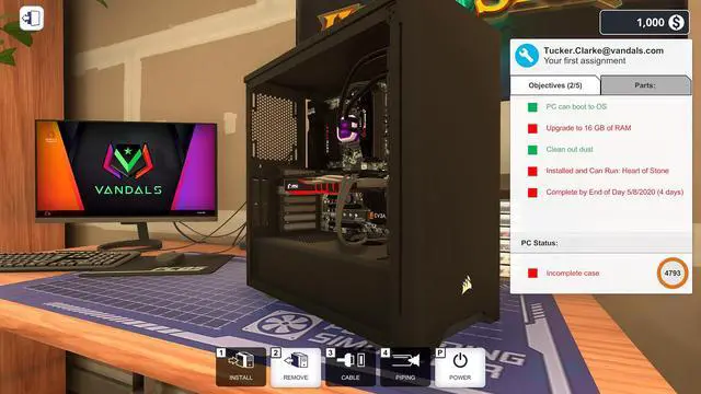 Alt view image 2 of 11 - PC Building Simulator - Esports Expansion - PC [Steam Online Game Code]