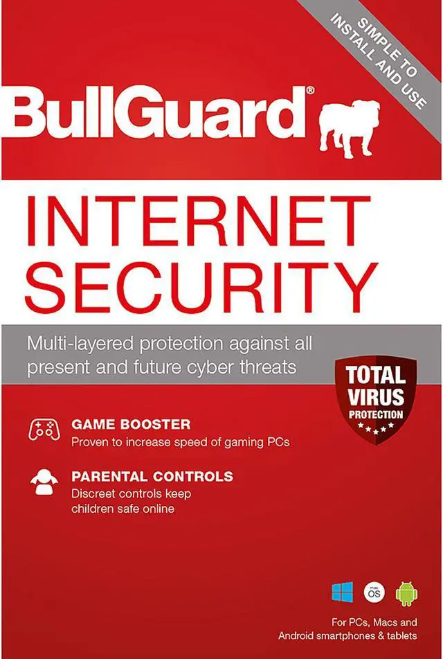 Main image of BullGuard Internet Security, 10 Devices 1 Year, PC/Mac Download