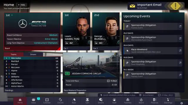 Alt view image 6 of 7 - F1® Manager 2022 - PC [Steam Online Game Code]