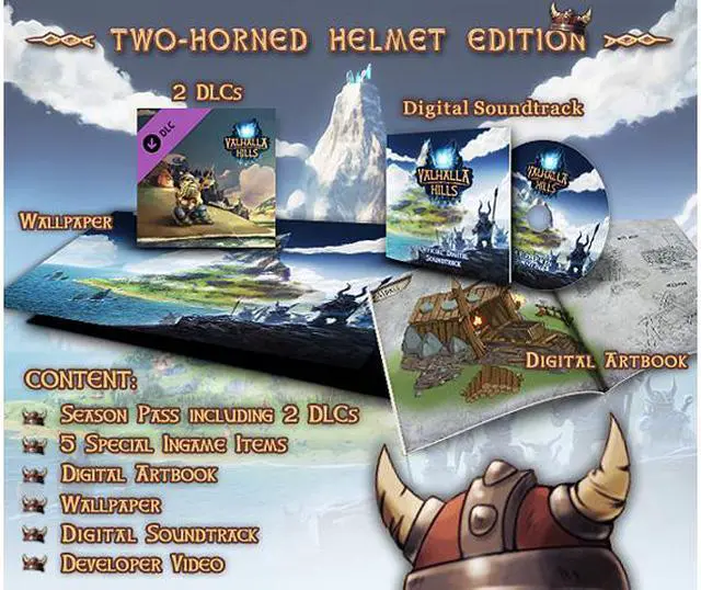 Alt view image 2 of 8 - Valhalla Hills: Two-Horned Helmet Edition [Online Game Code]