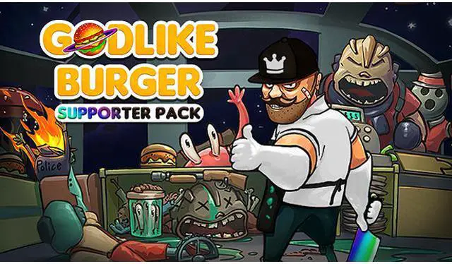 Main image of Godlike Burger Supporter Pack - PC [Online Game Code]