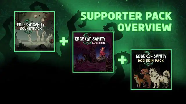 Alt view image 2 of 2 - Edge of Sanity - Supporter Pack - PC [Steam Online Game Code]