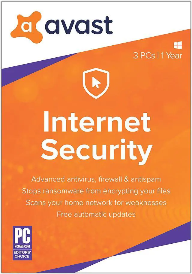 Main image of Avast Internet Security 2018, 3 PC / 1 Year [Key Card]