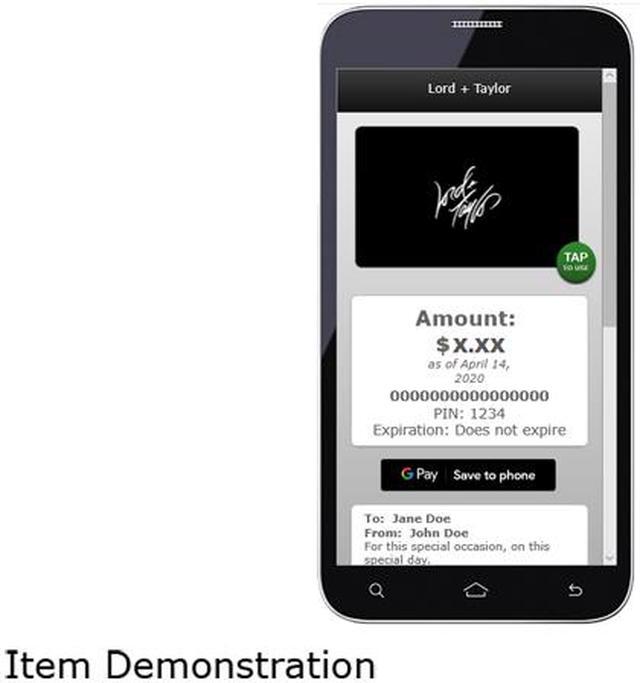 Alt view image 2 of 2 - Lord + Taylor $10 Gift Card (Email Delivery)