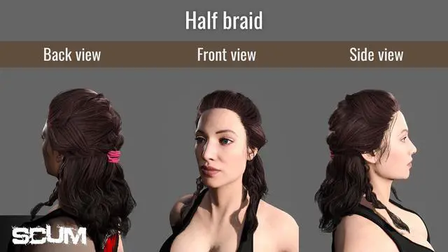 Alt view image 2 of 15 - SCUM Female Hair Pack - PC [Steam Online Game Code]