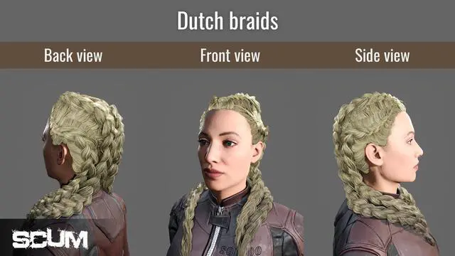 Alt view image 4 of 15 - SCUM Female Hair Pack - PC [Steam Online Game Code]