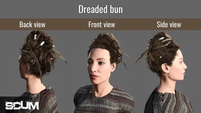 Alt view image 9 of 15 - SCUM Female Hair Pack - PC [Steam Online Game Code]