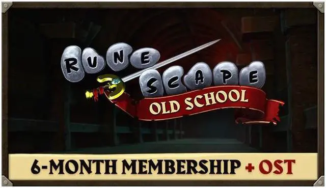 Main image of Old School RuneScape 6-Month Membership + OST - PC [Steam Online Game Code]