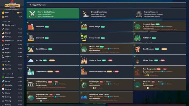 Alt view image 8 of 8 - Melvor Idle: Atlas of Discovery - PC [Steam Online Game Code]