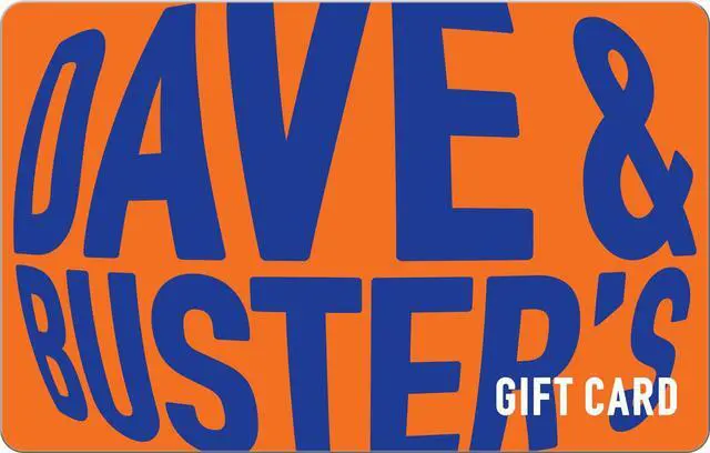 Main image of Dave & Buster's $50 Gift Card (Email Delivery)
