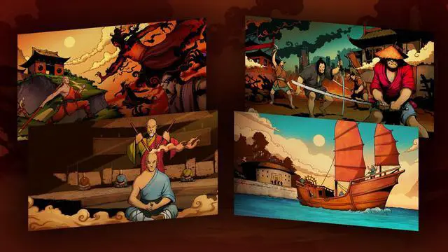 Alt view image 2 of 2 - 9 Monkeys of Shaolin - HD Wallpapers - PC [Steam Online Game Code]