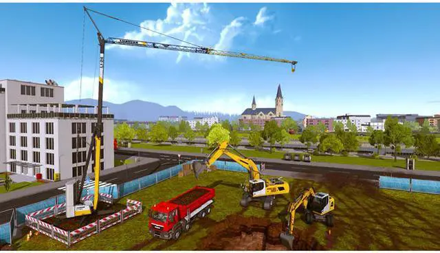 Alt view image 7 of 8 - Construction Simulator 2015: Liebherr A 918 [Online Game Code]