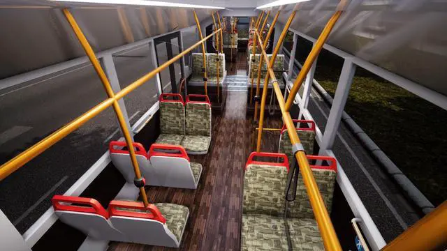 Alt view image 16 of 20 - Bus Simulator 18 - Mercedes-Benz Interior Pack 1 - PC [Online Game Code]