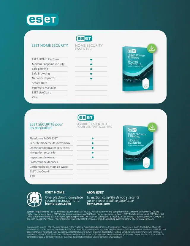Alt view image 2 of 4 - ESET Home Security Essential - 3 Device, 1 Year [Digital Code]