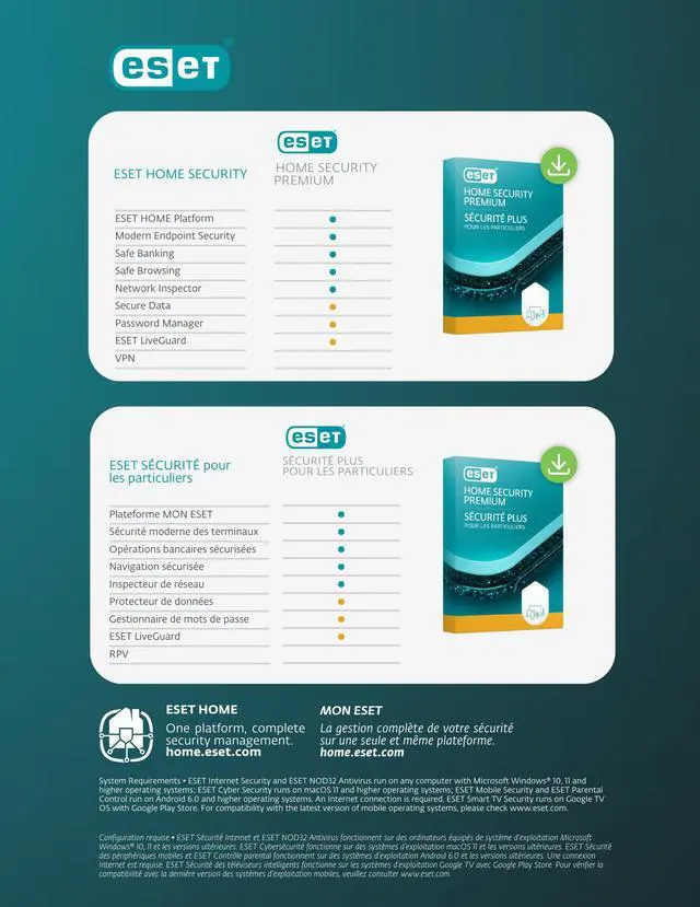Alt view image 2 of 4 - ESET Home Security Premium - 3 Device, 1 Year [Digital Code]