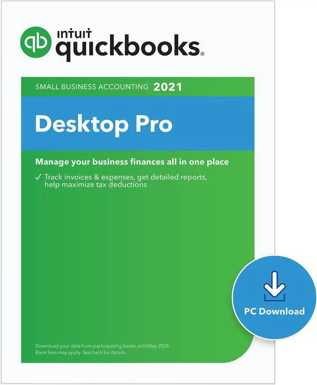 Main image of Intuit QuickBooks Desktop Pro 2021 - Download