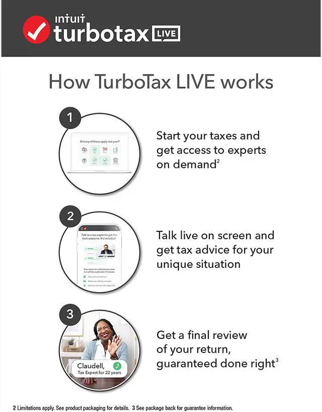 Alt view image 6 of 6 - TurboTax LIVE Deluxe, Tax Experts and CPAs on Your Screen to help plus Final Review, 2020 Tax Software Online, Federal + State + E-file [Online Code]