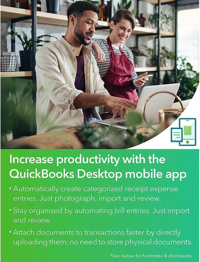 Alt view image 4 of 5 - Intuit QuickBooks Desktop Pro Plus with Enhanced Payroll 2022, Download