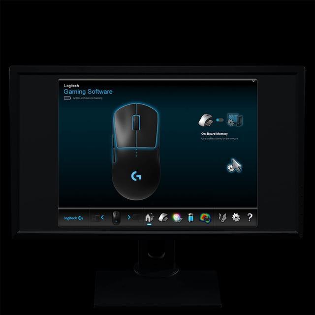 Alt view image 6 of 8 - Logitech - G PRO Lightweight Wireless Optical Ambidextrous Gaming Mouse with RGB Lighting - Black