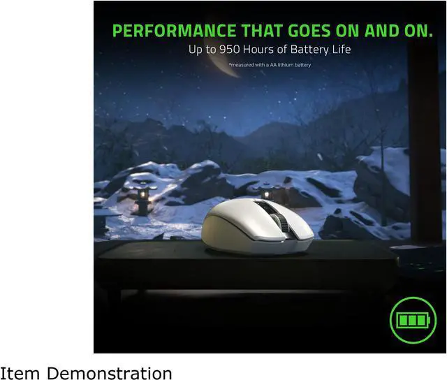 Alt view image 5 of 6 - Razer Orochi V2 Mobile Wireless Gaming Mouse: Ultra Lightweight - 2 Wireless Modes - Up to 950hrs Battery Life - Mechanical Mouse Switches - 5G Advanced 18K DPI Optical Sensor - White