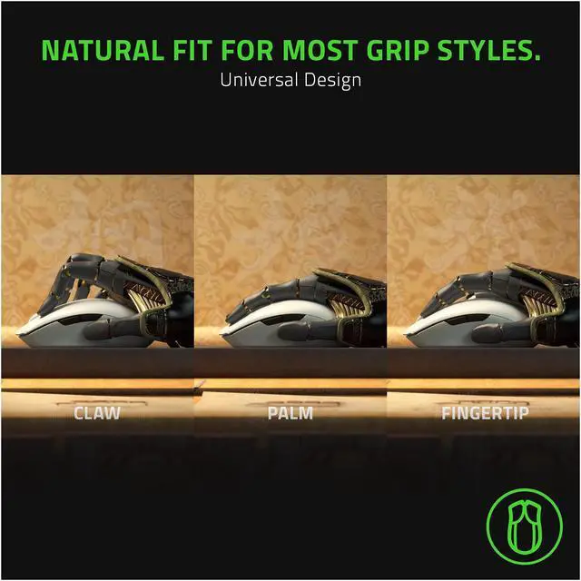 Alt view image 7 of 6 - Razer Orochi V2 Mobile Wireless Gaming Mouse: Ultra Lightweight - 2 Wireless Modes - Up to 950hrs Battery Life - Mechanical Mouse Switches - 5G Advanced 18K DPI Optical Sensor - White