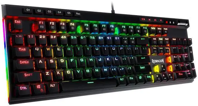 Main image of Redragon K580 VATA RGB LED Backlit Mechanical Gaming Keyboard with Macro Keys & Dedicated Media Controls, Onboard Macro Recording (Brown Switches)