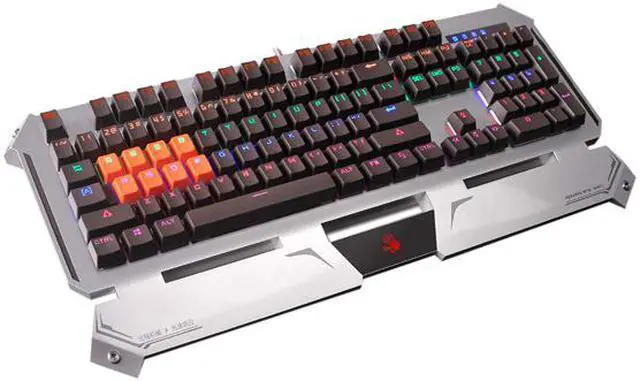 Alt view image 2 of 6 - Bloody B740A Light Strike (LK) Optical Mechanical Gaming Keyboard - Linear Black Switch