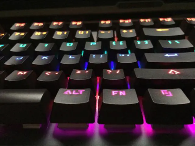 Alt view image 5 of 6 - Bloody B740A Light Strike (LK) Optical Mechanical Gaming Keyboard - Linear Black Switch