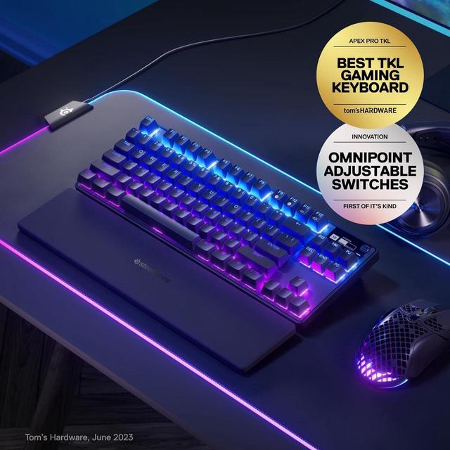 Save $50 on SteelSeries' Apex Pro TKL Wireless Keyboard with per-key  actuation at $200