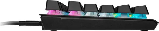 Alt view image 16 of 20 - Corsair K60 PRO TKL Wired Optical-Mechanical OPX Linear Switch Gaming Keyboard with 8000Hz Polling Rate - Black