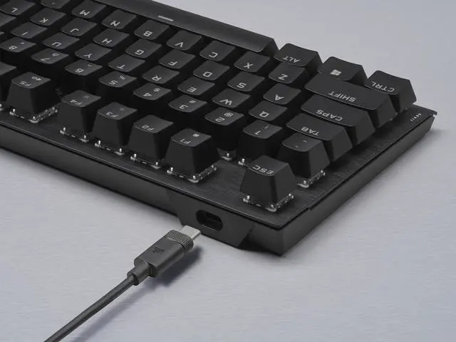 Alt view image 18 of 20 - Corsair K60 PRO TKL Wired Optical-Mechanical OPX Linear Switch Gaming Keyboard with 8000Hz Polling Rate - Black