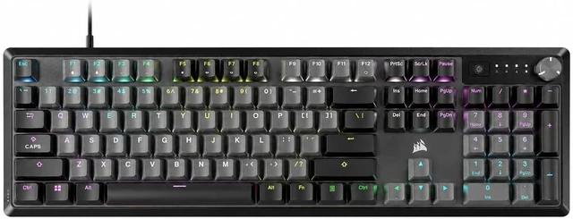 Main image of CORSAIR K70 CORE RGB MECHANICAL GAMING KEYBOARD - GRAY- CORSAIR RED LINEAR SWITC