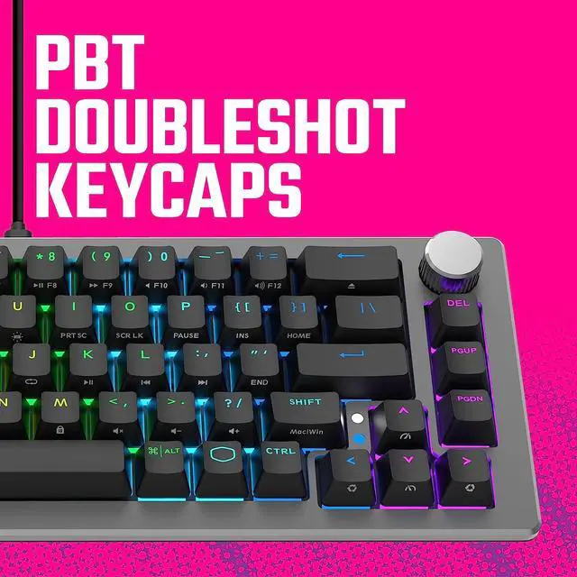 Alt view image 10 of 16 - Cooler Master CK720 65% Gaming Keyboard CK720GKKM1US