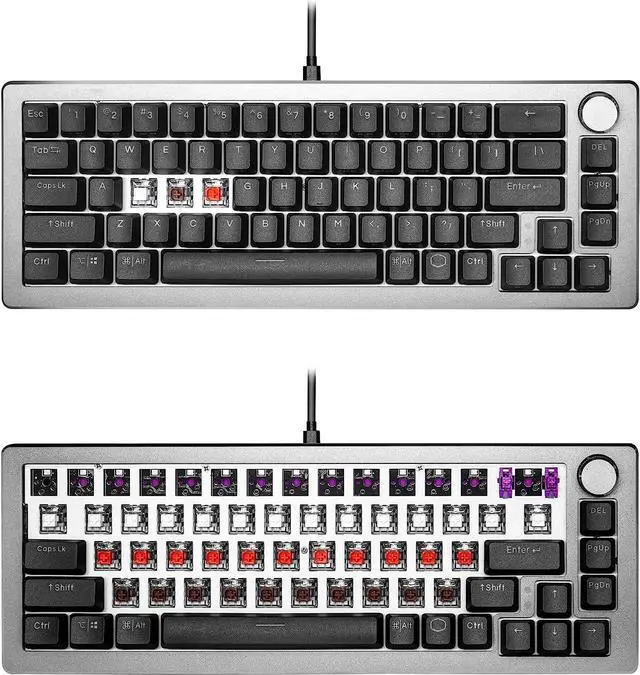 Alt view image 6 of 16 - Cooler Master CK720 65% Gaming Keyboard CK720GKKM1US