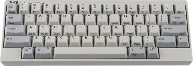 Main image of Happy Hacking Keyboard Professional Classic (Wired, USB-C, Mac, Windows, White, Printed) with 2 Year Advance Exchange Warranty CG01000-296201