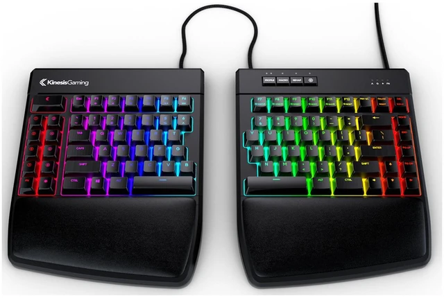 Alt view image 2 of 9 - Kinesis KB975-LIN Freestyle Edge RGB Plus for Mac & PC - Gateron Pro Linear Switches - KB975-LIN