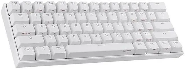 Alt view image 2 of 7 - Anne Pro 2 60% Mechanical Keyboard Wired/Wireless Dual Mode Full RGB Double Shot PBT - White Switch