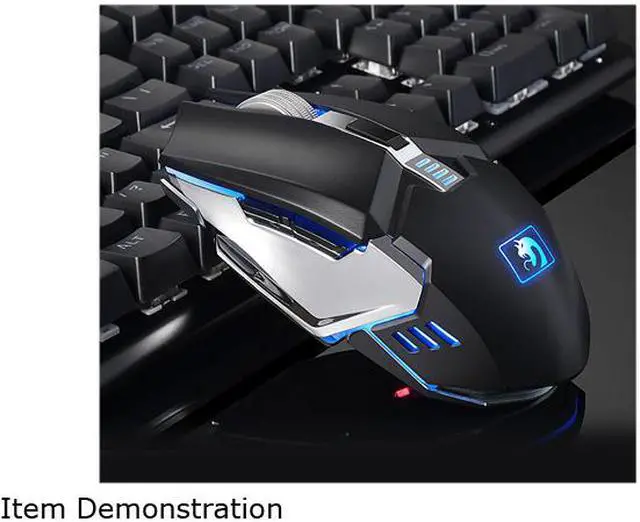 Alt view image 5 of 6 - Wireless Gaming Keyboard Mouse Combo, Rechargable 
RGB Backlit Mechanical Feel Waterproof Keyboard With 2400DPI Gaming Mouse for Laptop PC Gamer