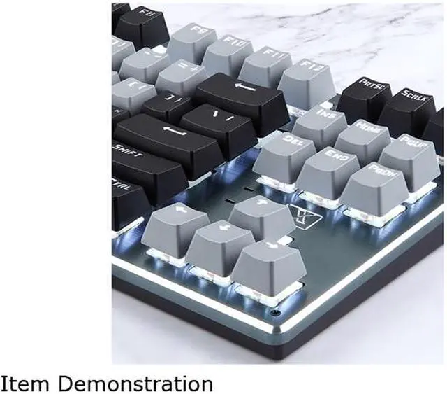Alt view image 4 of 7 - E-sport 87-key Mechanical Keyboard Wired Wireless Bluetooth Three Connection Modes Tablet Phone Computer Gaming Keyboard