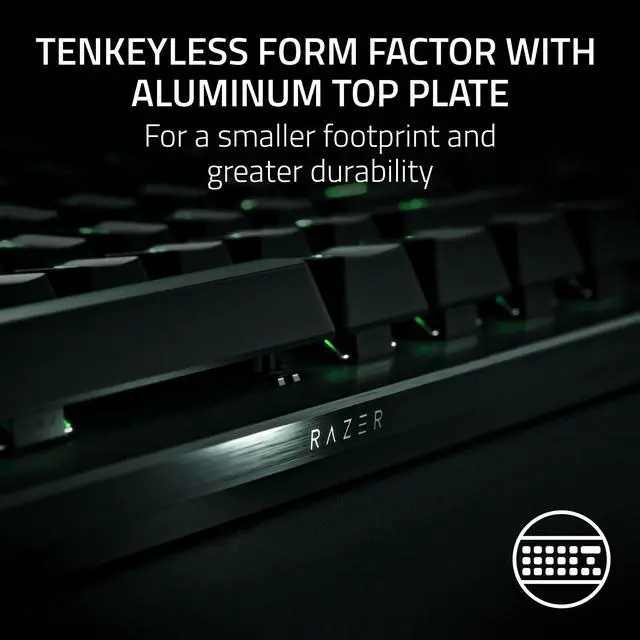 Alt view image 13 of 14 - Razer Huntsman V3 Pro Tenkeyless Analog Optical Esports Keyboard