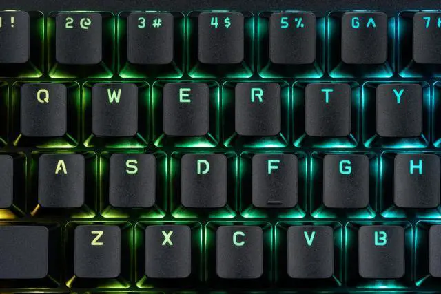 Alt view image 5 of 20 - GAMEPOWER Ogre RGB Mechanical Gaming Keyboard, 104 Full Anti Ghosting Keys, Leather Hand Rest, Macro, Outemu Red Switch - Black