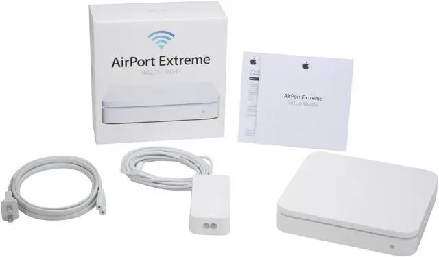 Alt view image 2 of 2 - Apple AirPort Extreme Base Station IEEE 802.11a/b/g/n (MD031LL/A)