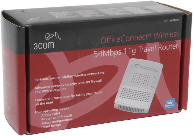 3com 3CRTRV10075-US OfficeConnect Wireless Travel Router - Newegg.com