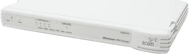 Main image of 3com 3CR870-95-US OfficeConnect VPN Firewall