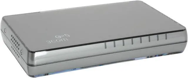 Alt view image 2 of 6 - 3com 3CFSU08 Switch 8