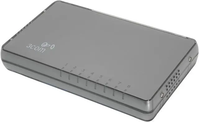 Alt view image 3 of 6 - 3com 3CFSU08 Switch 8