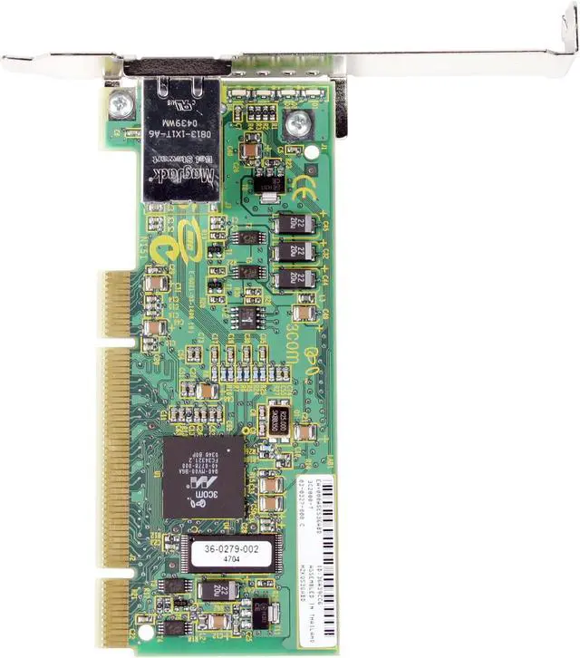 Alt view image 2 of 4 - 3com 3C2000-T Network Adapter 10/100/1000Mbps PCI 1 x RJ45