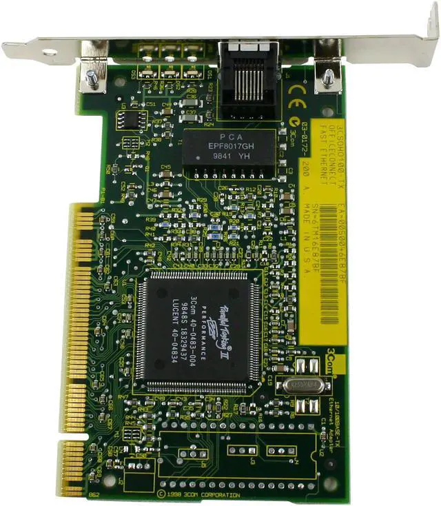 Alt view image 2 of 5 - Network Adapter 10/100Mbps PCI 1 x RJ45