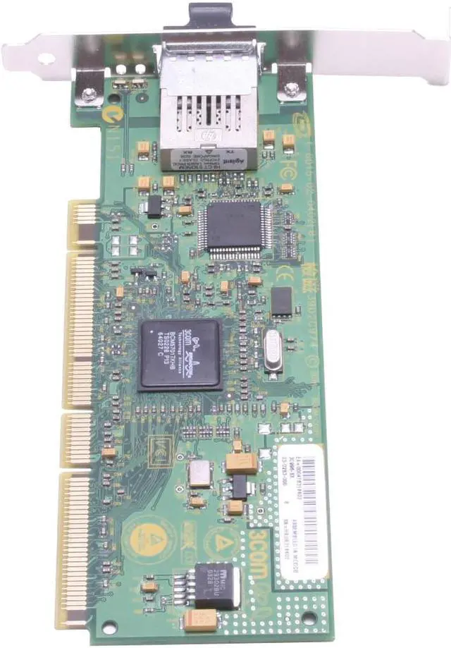 Alt view image 2 of 5 - 3com 3c996sx Gigabit Fiber SX Server Network Interface Adapter 10/100/1000Mbps PCI 2.2 or PCI-X 1.0 2 x RJ45